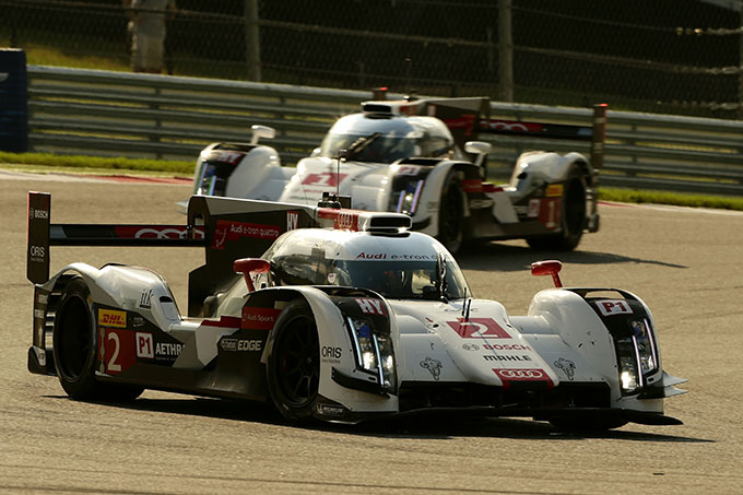 Audi trotseert het weer op het Circuit of the Americas en pakt een 1-2 + UITSLAG